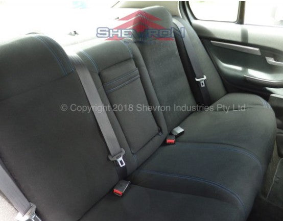 Shevron Fabric Rear Seat Cover to suit Toyota Landcruiser 70 Series Dual Cab (01/2013 to Present)