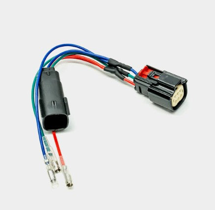 Lightforce Headlight Patch Harness suits Jeep Wrangler JL (2018 onward) fitted with factory LED headlights.