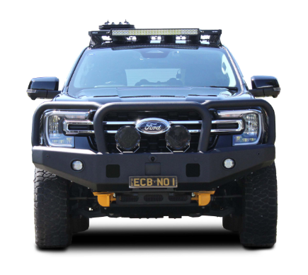 ECB Ford Everest & Ford Ranger Wildtrak Triple Hoop Winch Bullbar (06/2022 on)*