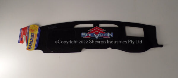 Shevron Dash Mat Dashboard Covers - Toyota Landcrusier 300 Series GR Sport and Sahara 07/2021 on Black