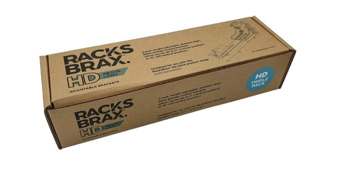 Racksbrax HD ADJUSTABLE BRACKETS (Long Triple)