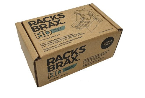 Racksbrax  HD ADJUSTABLE BRACKETS (Short Double)