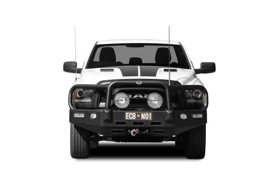 ECB Ram 1500 DT Petrol Winch Bullbar with Bumper Lights (06/19 to)
