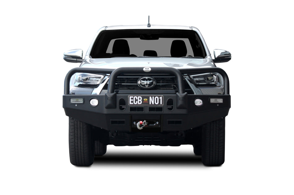ECB Toyota Hilux SR & SR5 Wide Cab Winch Bullbar (09/20 to 02/24)